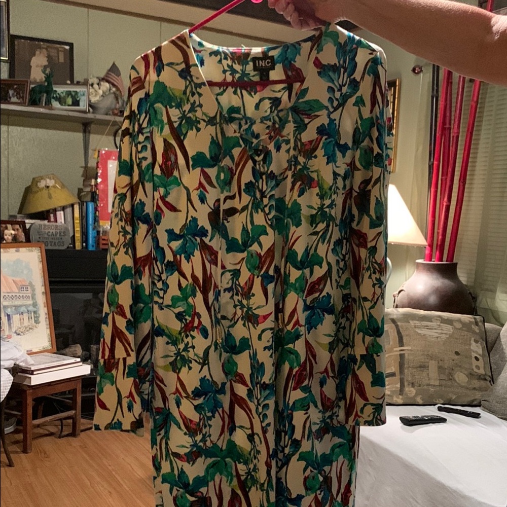 INC International Concepts Floral Print Women's Dress - Multicolor